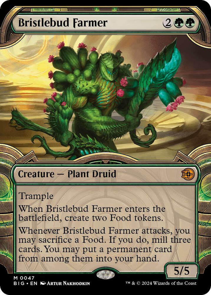 Bristlebud Farmer 47/30 (Outlaws of Thunder Junction: The Big Score)  - Showcase Foil | Good Games Modbury
