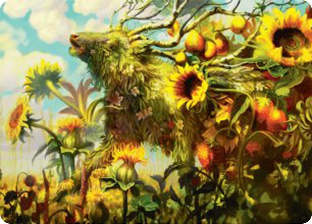 Beza the Bounding Spring Art Card 1 (Art Series: Bloomburrow)  | Good Games Modbury
