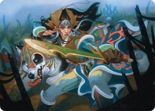 Eshki Dragonclaw Art Card 23 54 23 (Art Series: Tarkir: Dragonstorm)  | Good Games Modbury