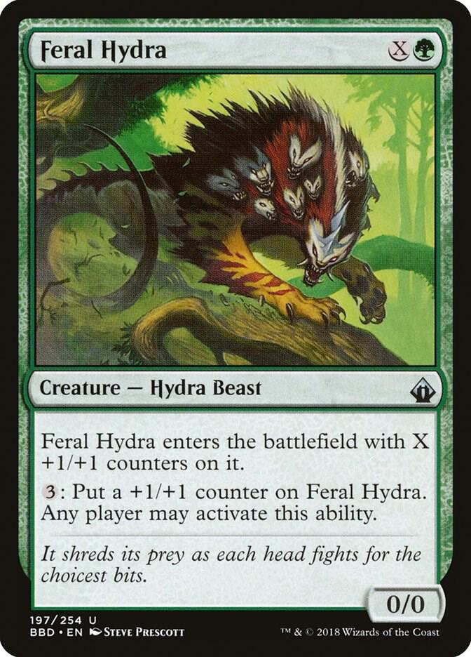 Feral Hydra 197/254 (Battlebond)  - Foil | Good Games Modbury