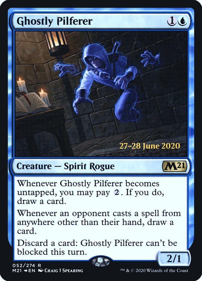 Ghostly Pilferer [Core Set 2021 Prerelease Promos] | Good Games Modbury