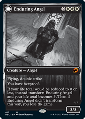 Enduring Angel // Angelic Enforcer [Innistrad: Double Feature] | Good Games Modbury