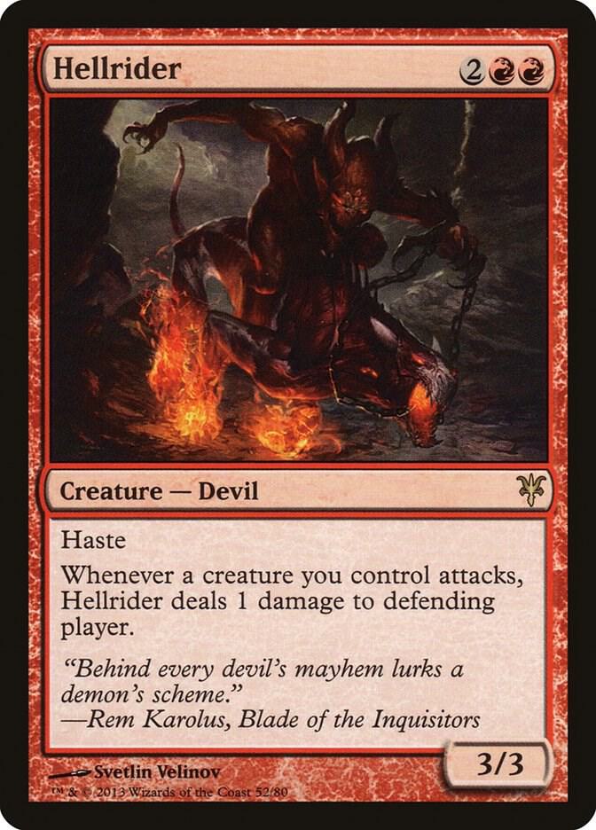 Hellrider 52/80 (Duel Decks: Sorin vs. Tibalt)  | Good Games Modbury