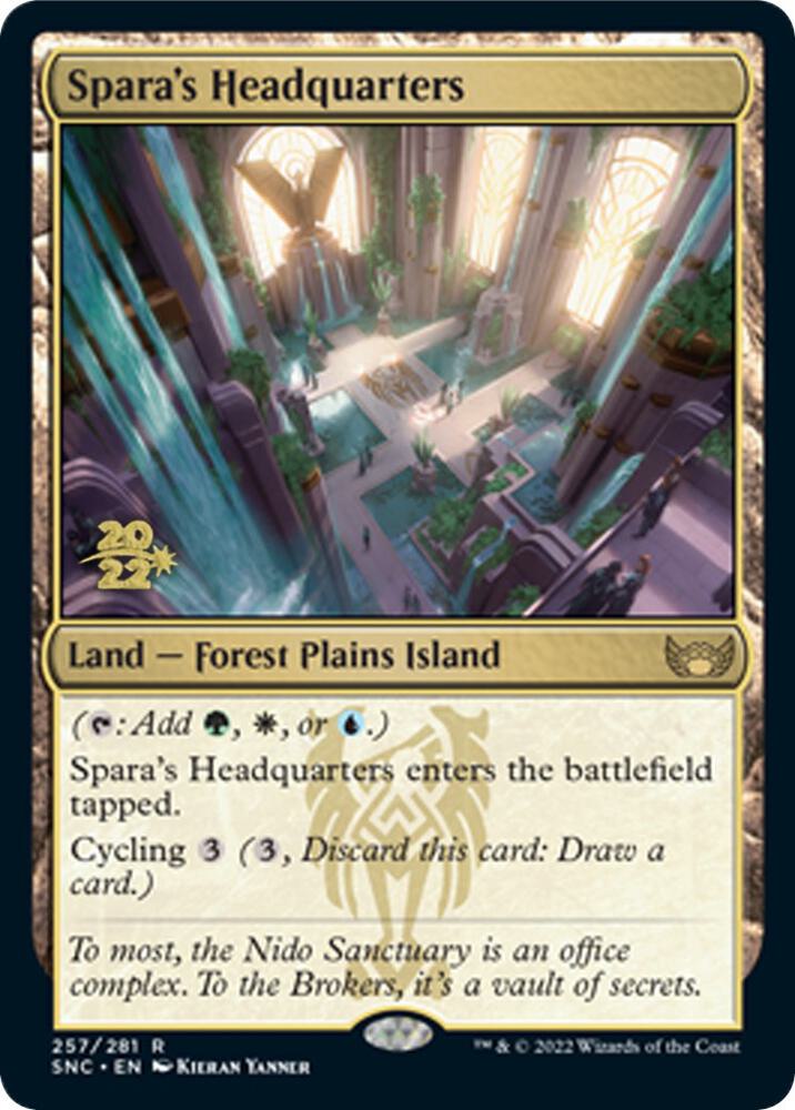 Sparas Headquarters 257s/161 (Prerelease Cards)  - Foil | Good Games Modbury