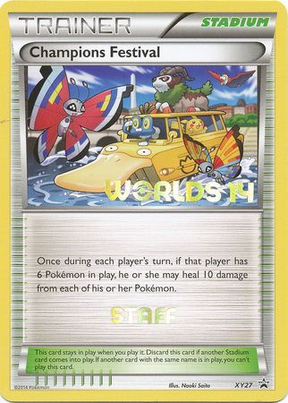 Champions Festival (XY27) (2014 Staff) [XY: Black Star Promos] | Good Games Modbury