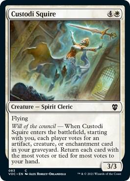 Custodi Squire 83/38 (Commander: Innistrad: Crimson Vow)  | Good Games Modbury