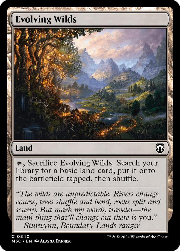 Evolving Wilds 340/411 (Commander: Modern Horizons 3)  - Ripple Foil | Good Games Modbury