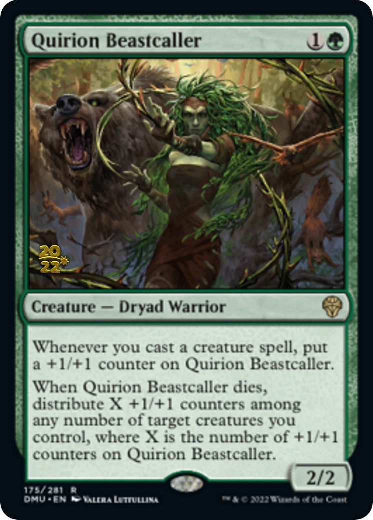 Quirion Beastcaller [Dominaria United Prerelease Promos] | Good Games Modbury