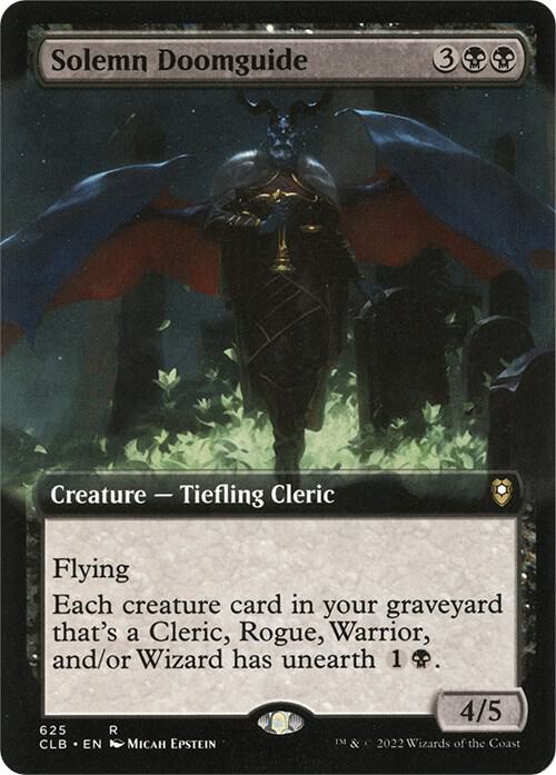 Solemn Doomguide Extended Art 625/361 (Commander Legends: Battle for Baldur's Gate)  | Good Games Modbury