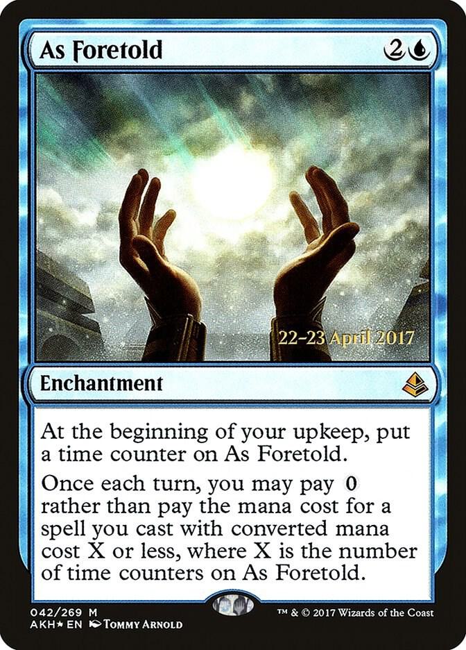 As Foretold 42s/77 (Prerelease Cards)  - PreRelease Foil | Good Games Modbury