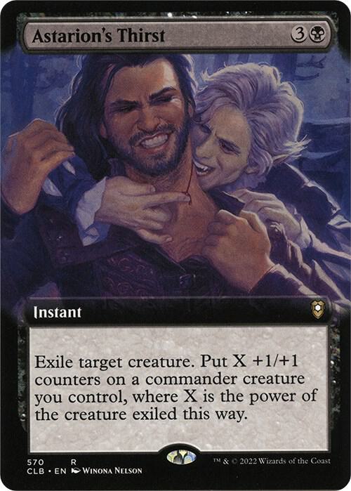 Astarions Thirst Extended Art 570 (Commander Legends: Battle for Baldur's Gate)  - Foil | Good Games Modbury