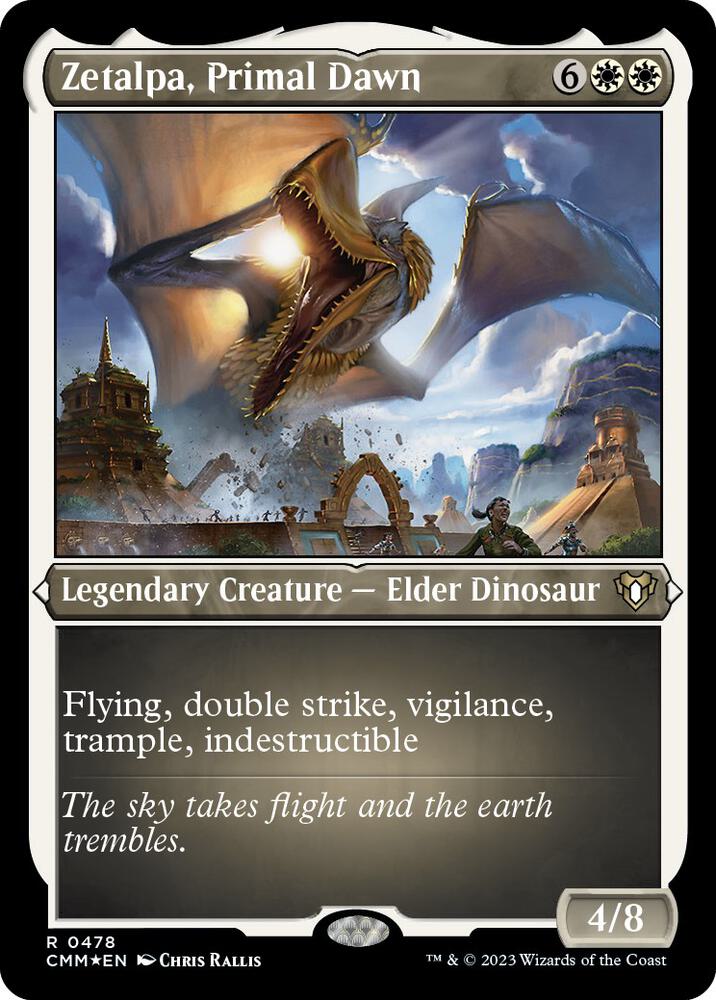 Zetalpa, Primal Dawn 478/451 (Commander Masters)  - Etched Foil | Good Games Modbury