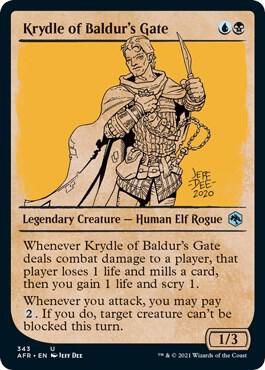 Krydle of Baldurs Gate Showcase 343/281 (Adventures in the Forgotten Realms)  - Foil | Good Games Modbury