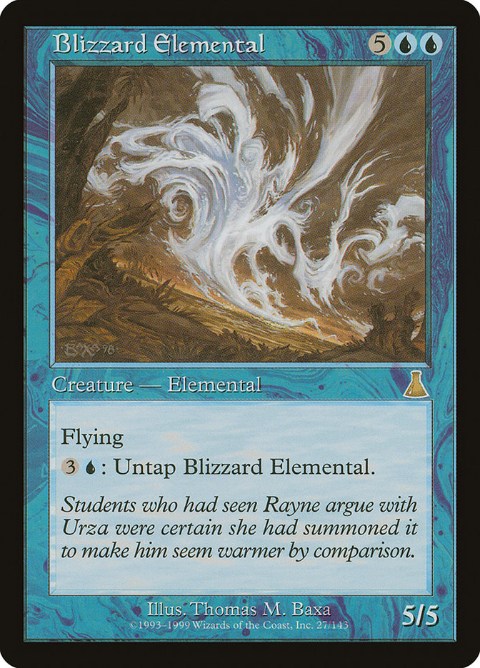 Blizzard Elemental 27 (Urza's Destiny)  | Good Games Modbury
