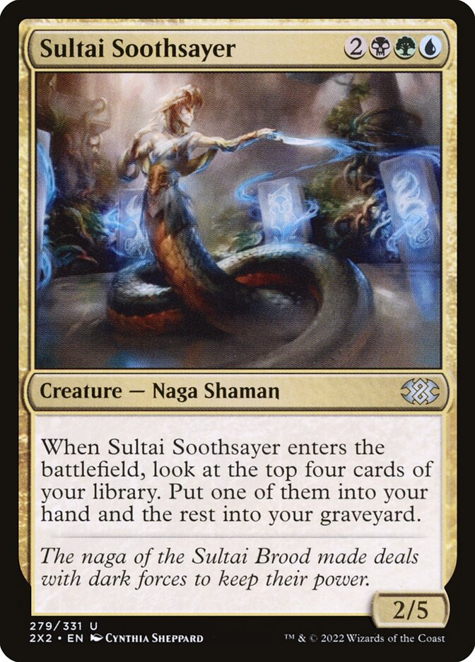 Sultai Soothsayer 279/331 (Double Masters 2022)  | Good Games Modbury