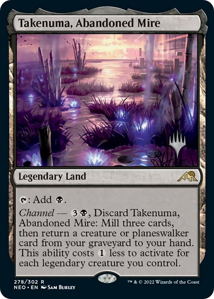 Takenuma Abandoned Mire 278p/157 (Promo Pack: Kamigawa: Neon Dynasty)  | Good Games Modbury