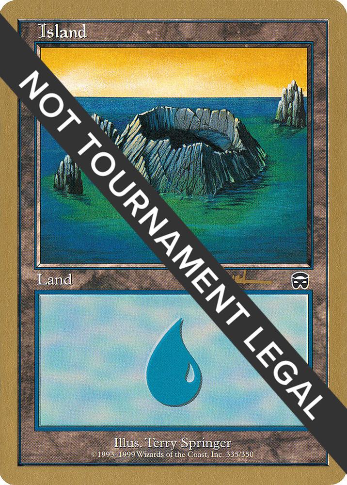 Island 335 2001 Antoine Ruel MMQ ar335b/138 (World Championship Decks)  | Good Games Modbury