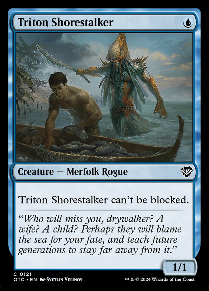 Triton Shorestalker 121/342 (Commander: Outlaws of Thunder Junction)  | Good Games Modbury