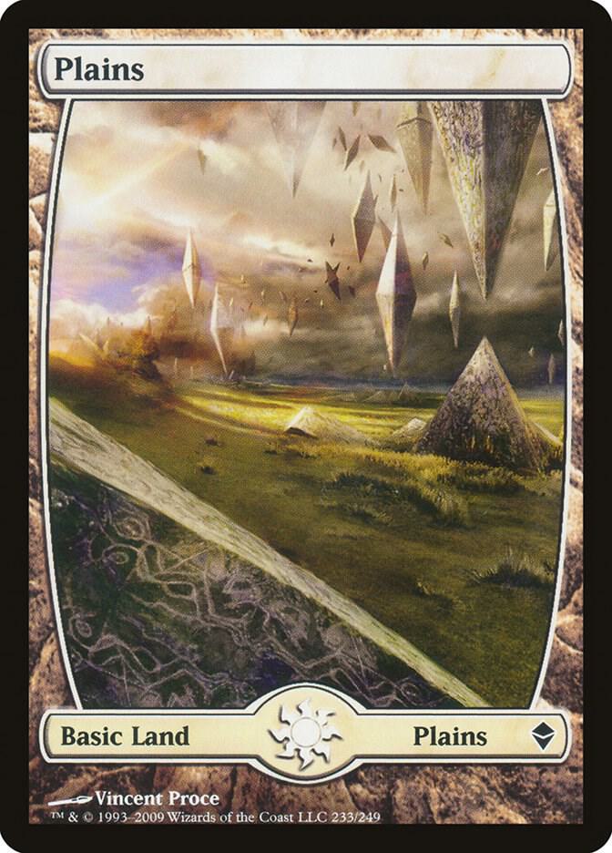 Plains 233/249 (Zendikar)  - Full Art | Good Games Modbury