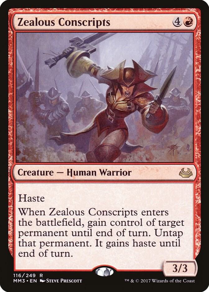 Zealous Conscripts 116/249 (Modern Masters 2017)  | Good Games Modbury
