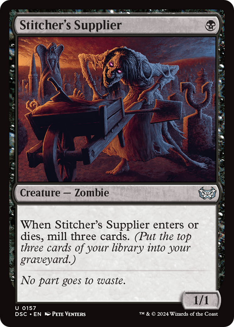 Stitcher's Supplier [Duskmourn: House of Horror Commander] | Good Games Modbury