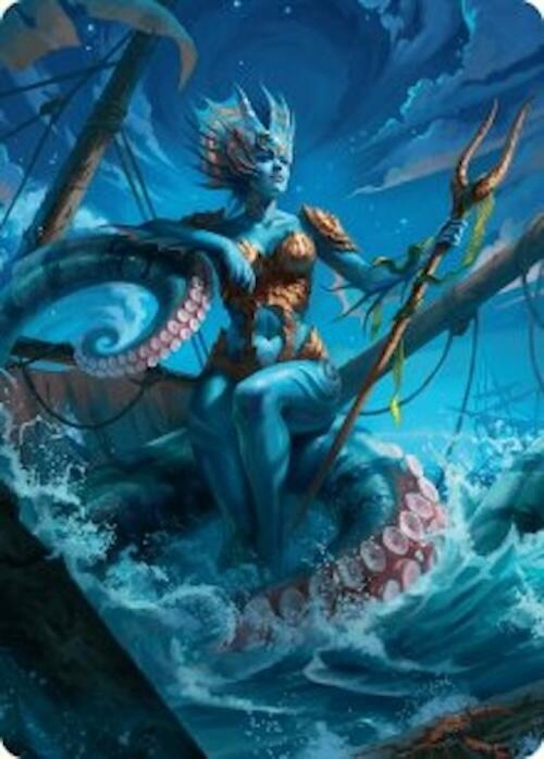Kiora the Rising Tide Art Card 30 54 30 (Art Series: Foundations)  | Good Games Modbury