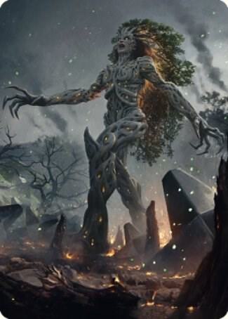 Titania Gaea Incarnate Art Card 27 (Art Series: The Brothers' War)  | Good Games Modbury