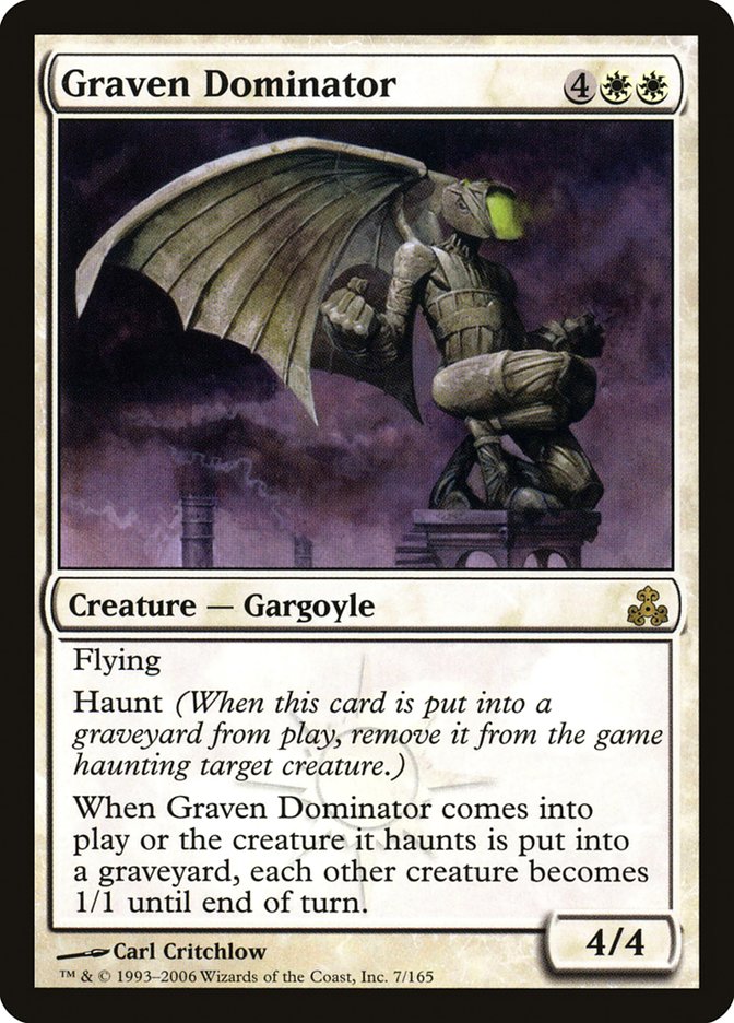 Graven Dominator 7/165 (Guildpact)  - Foil | Good Games Modbury