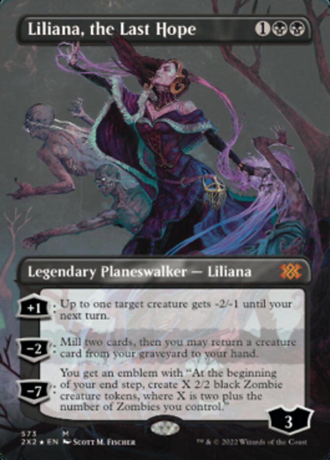 Liliana, the Last Hope (Textured Foil) [Double Masters 2022] | Good Games Modbury