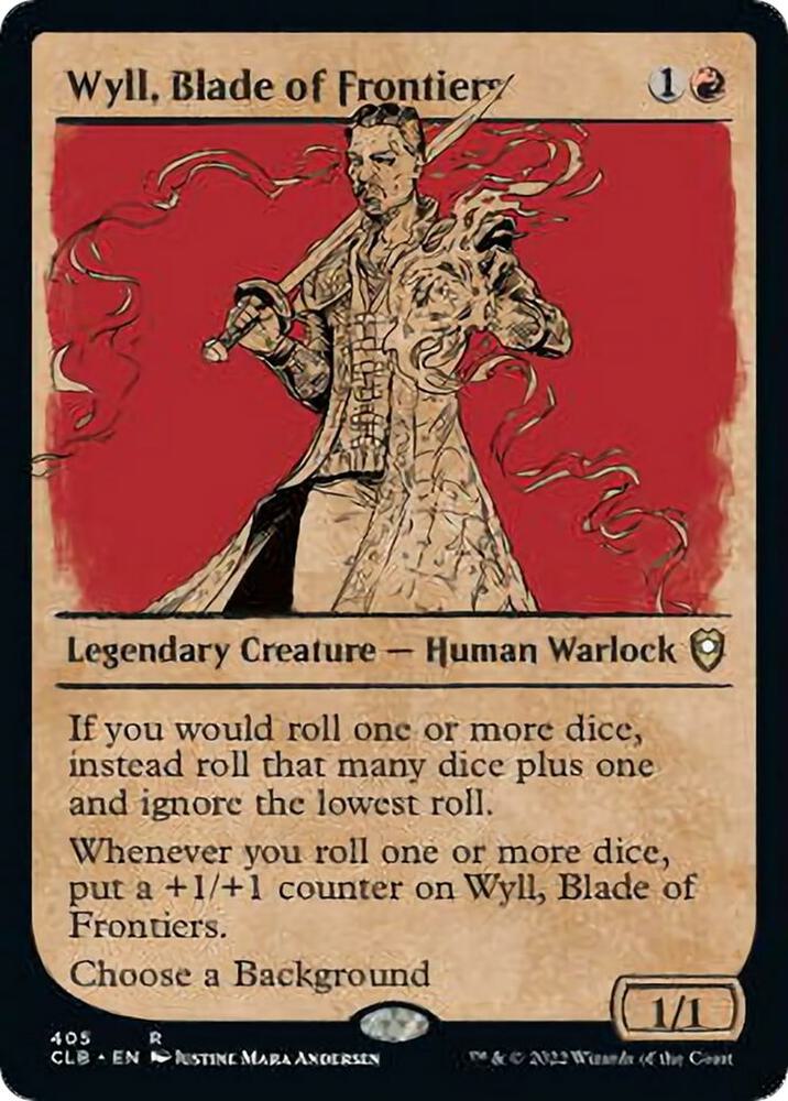 Wyll Blade of Frontiers Showcase 405/361 (Commander Legends: Battle for Baldur's Gate)  | Good Games Modbury