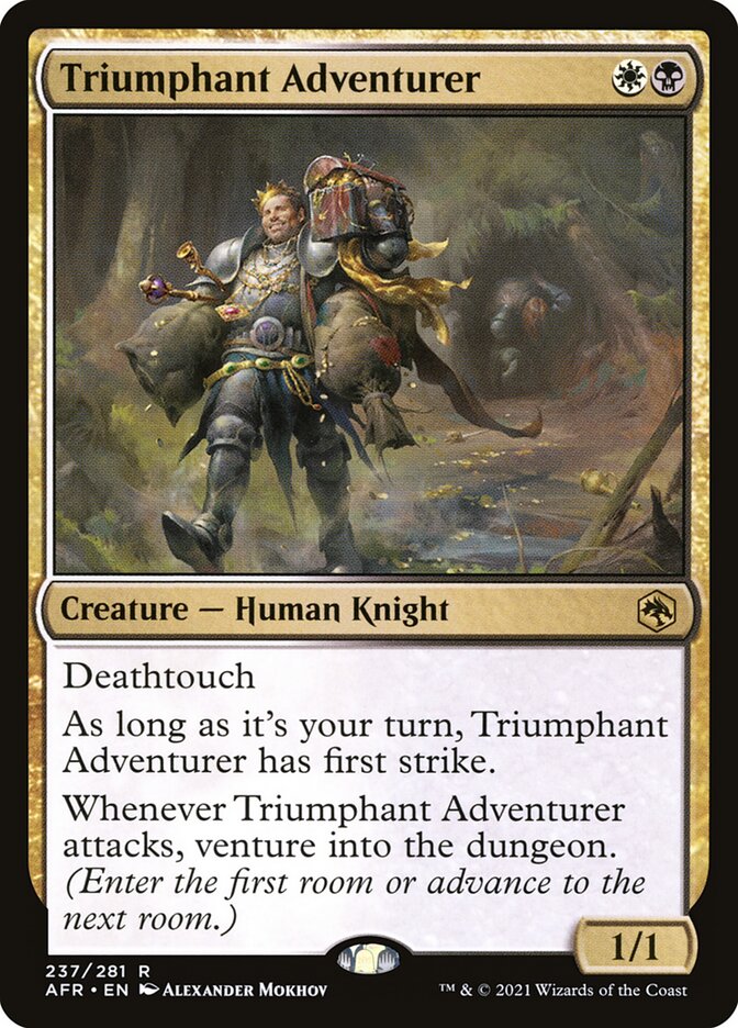 Triumphant Adventurer 237/281 (Adventures in the Forgotten Realms)  | Good Games Modbury