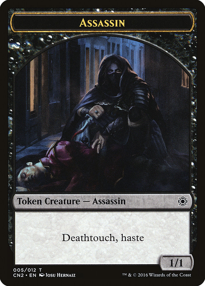 Assassin Token [Conspiracy: Take the Crown Tokens] | Good Games Modbury