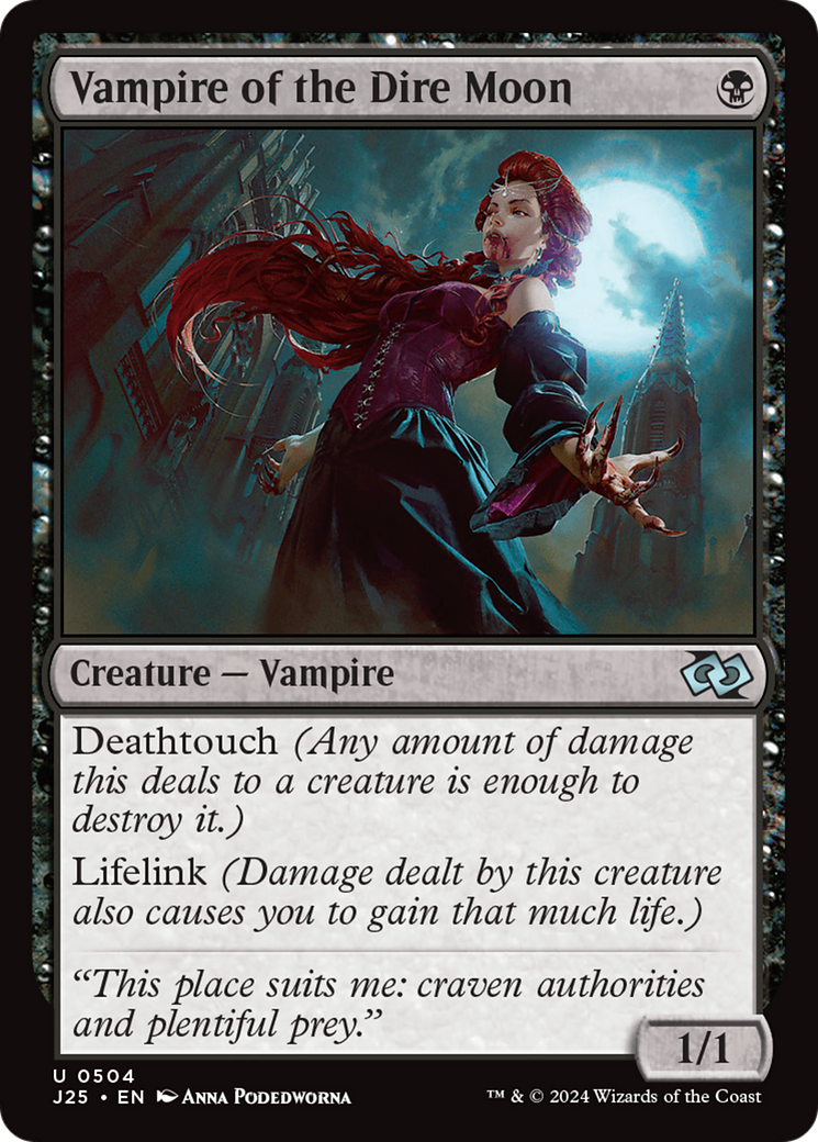 Vampire of the Dire Moon [Foundations Jumpstart] | Good Games Modbury