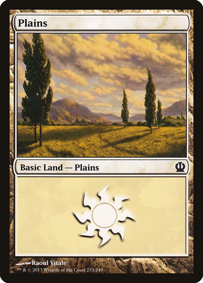 Plains (233) [Theros] | Good Games Modbury