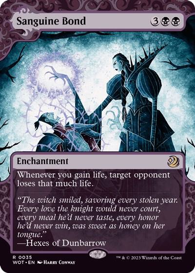 Sanguine Bond 35 (Wilds of Eldraine: Enchanting Tales)  - Showcase | Good Games Modbury