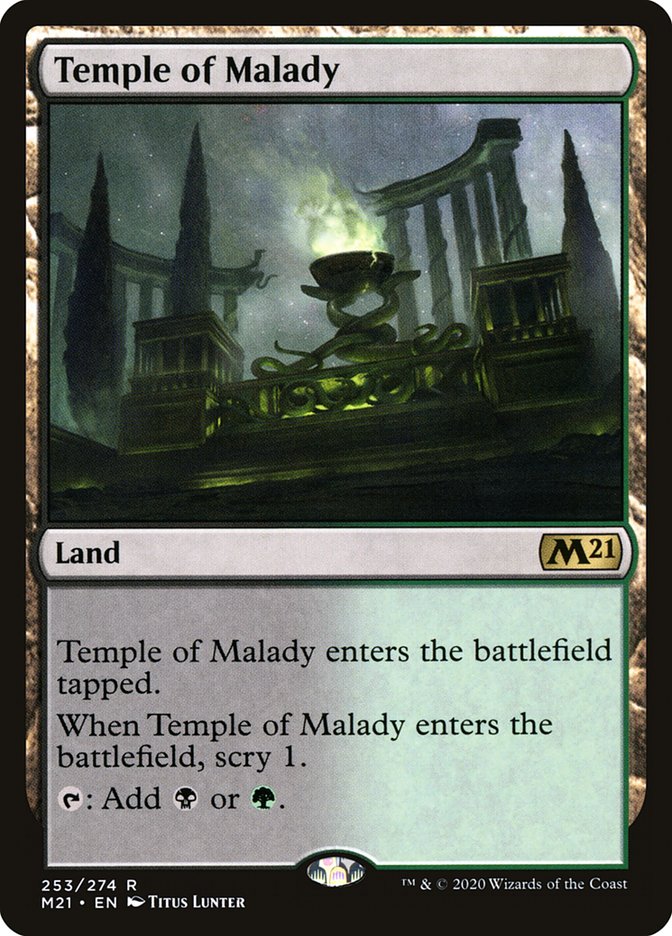 Temple of Malady [Core Set 2021] | Good Games Modbury