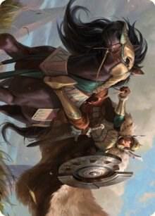 Knight of Dawns Light Art Card 10 (Art Series: Dominaria United)  | Good Games Modbury