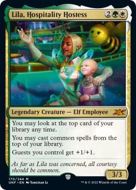Lila Hospitality Hostess Galaxy Foil 456/244 (Unfinity)  - Foil | Good Games Modbury