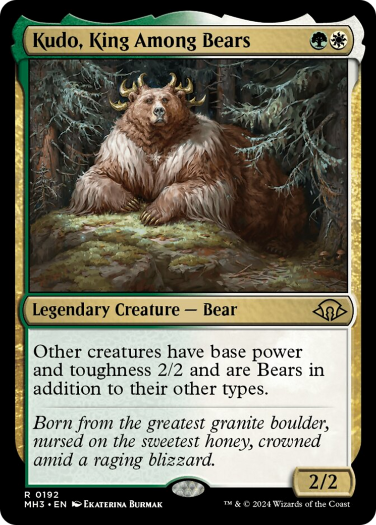 Kudo, King Among Bears [Modern Horizons 3] | Good Games Modbury