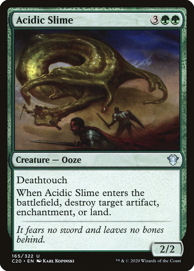 Acidic Slime [Commander 2020] | Good Games Modbury