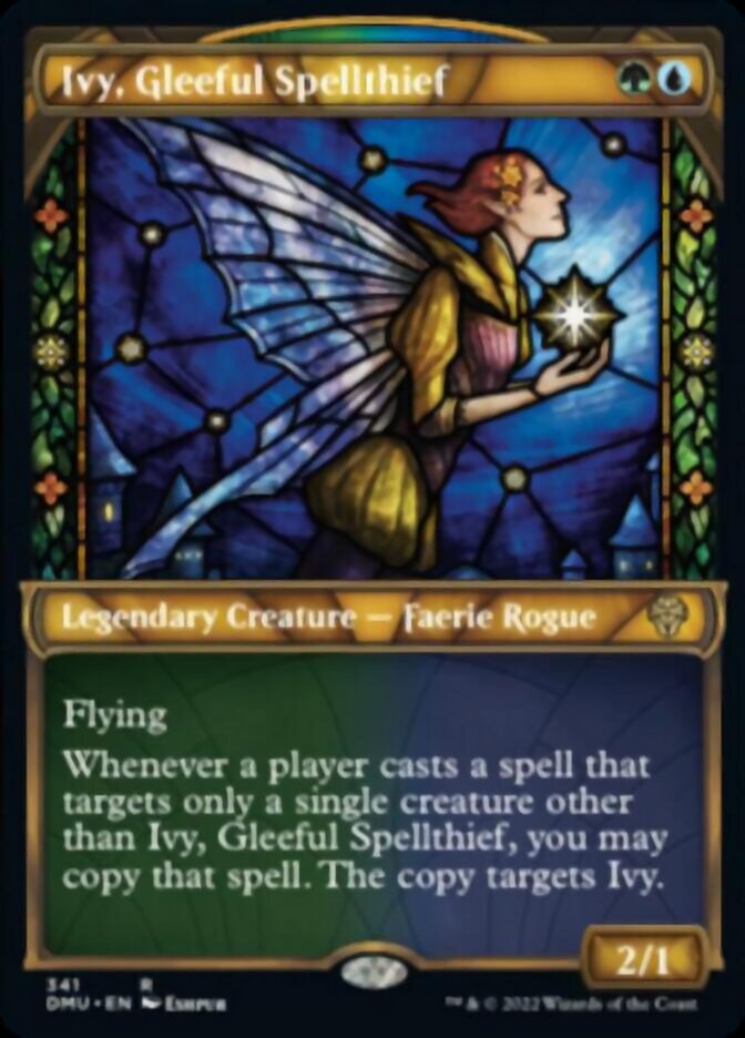 Ivy, Gleeful Spellthief (Showcase Textured) [Dominaria United] | Good Games Modbury