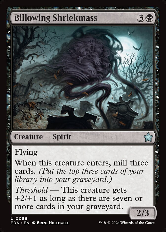 Billowing Shriekmass 56/291 (Foundations)  - Foil | Good Games Modbury