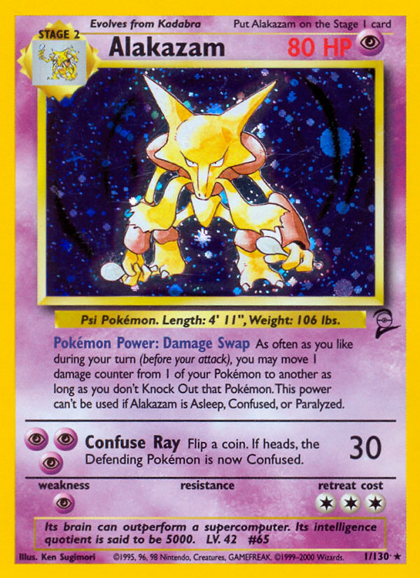 Alakazam (1/130) [Base Set 2] | Good Games Modbury