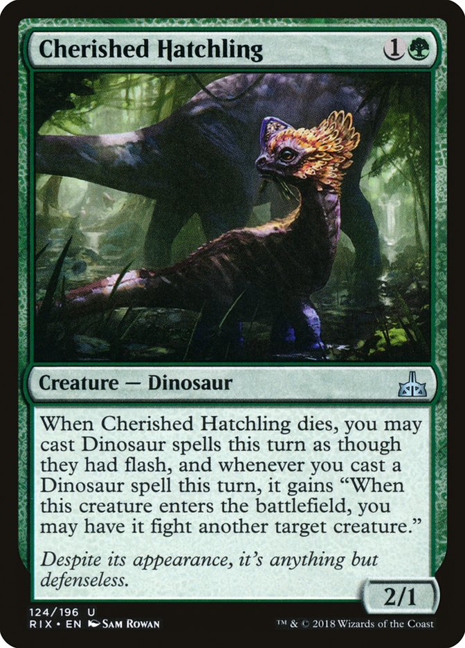 Cherished Hatchling 124/196 (Rivals of Ixalan)  | Good Games Modbury