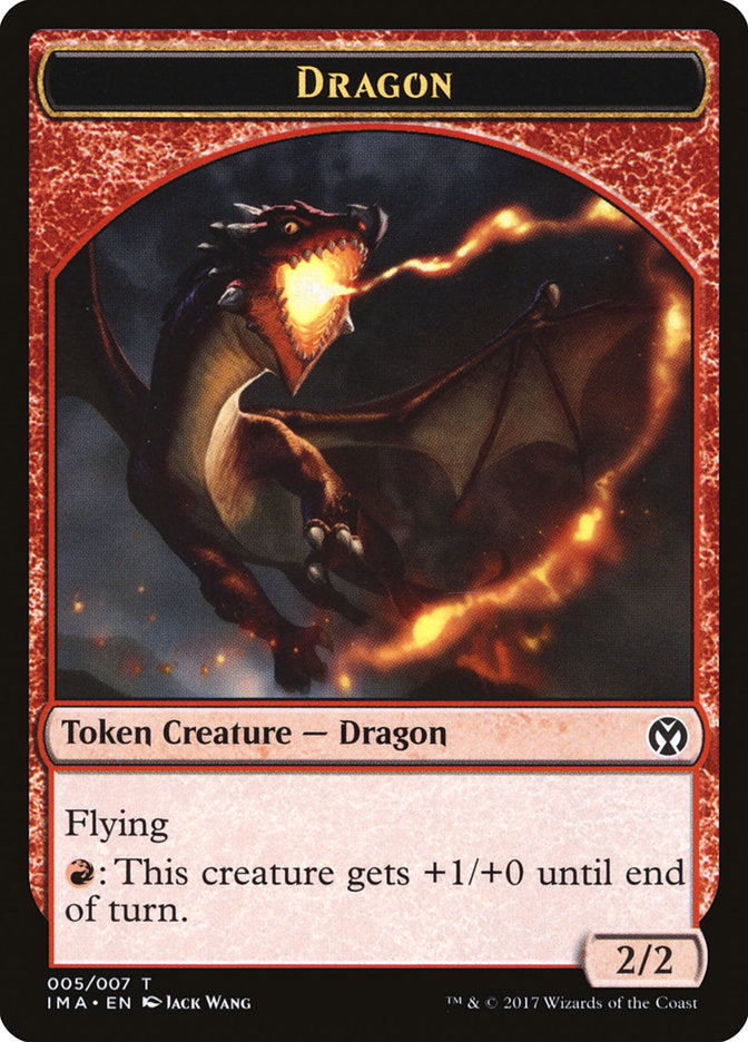 Dragon Token (005/007) [Iconic Masters Tokens] | Good Games Modbury