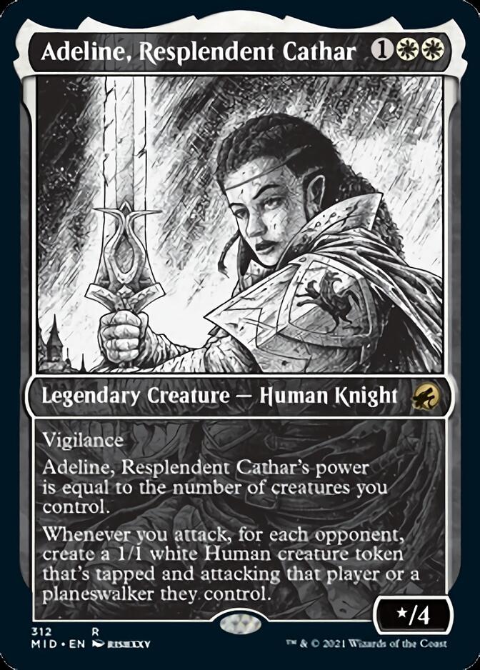 Adeline, Resplendent Cathar (Showcase Eternal Night) [Innistrad: Midnight Hunt] | Good Games Modbury