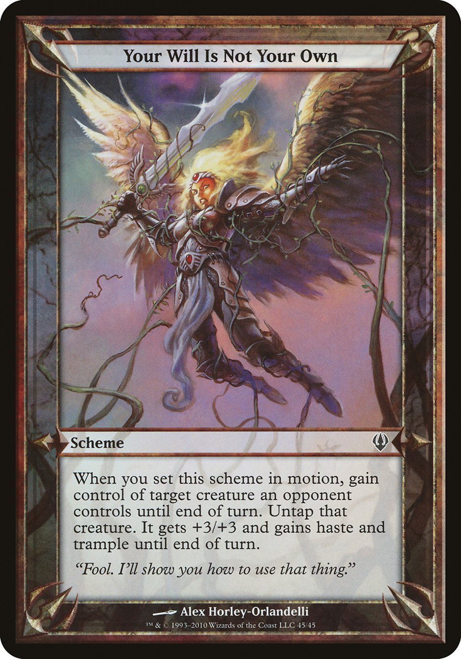 Your Will Is Not Your Own (Schemes) [Archenemy Schemes] | Good Games Modbury