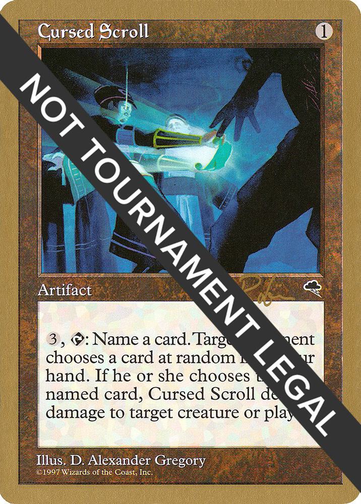 Cursed Scroll 1998 Ben Rubin TMP br281/117 (World Championship Decks)  | Good Games Modbury