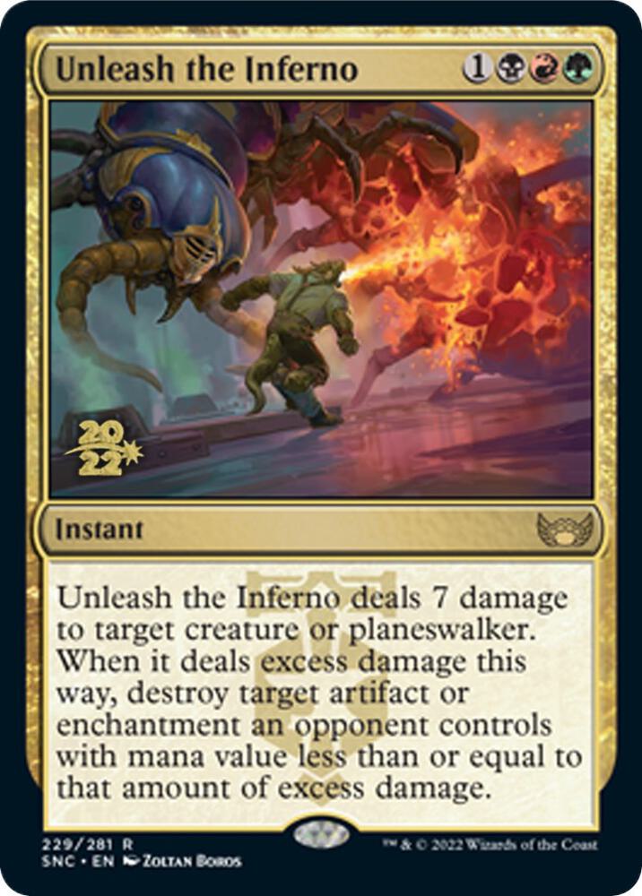 Unleash the Inferno 229s/161 (Prerelease Cards)  - Foil | Good Games Modbury