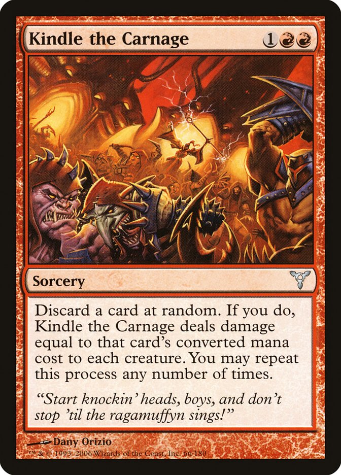 Kindle the Carnage 66/180 (Dissension)  - Foil | Good Games Modbury